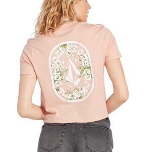 🌟3/$15 VOLCOM Pocket Dial Tee- Hazey Pink